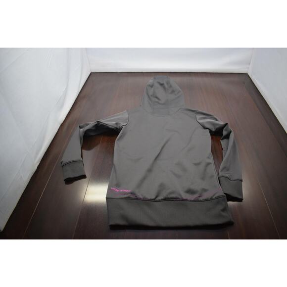 Under Armour Hoodie Gray Fleece Pullover Sweater Womens Size XS XSMALL - Picture 8 of 9